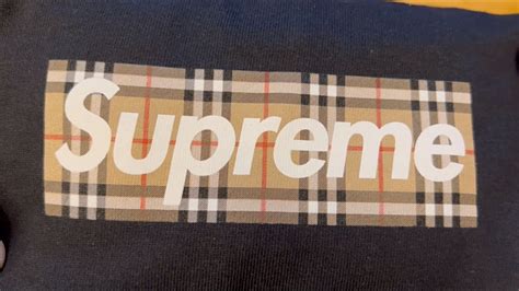 supreme x burberry sticker|burberry x supreme jacket.